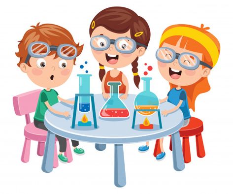 Little students doing chemical experimen... | Premium Vector #Freepik #vector #school #children #education #character Experiments Kids, Science Icons, نباتات منزلية, Chemistry Experiments, Science Illustration, Kid Experiments, Karakter Disney, Science Student, Kids Clipart