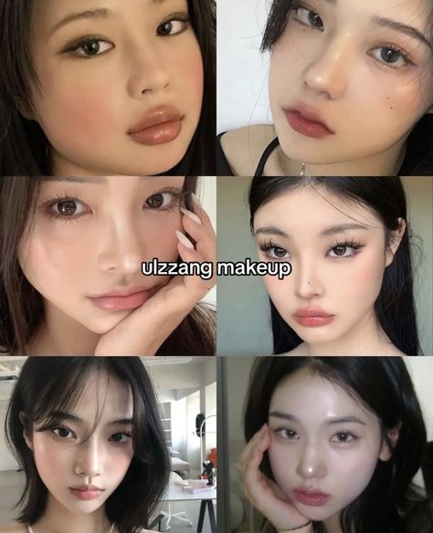 Types Of Makeup Styles Names, Different Types Of Makeup Styles, Uzzlang Makeup Look, Ulzzang Makeup Look, Makeup Big Eyes, Types Of Makeup Styles, Eye Makeup Tricks, Makeup Types, Types Of Makeup Looks