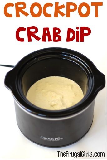 Crockpot Crab Dip Recipe! ~ from TheFrugalGirls.com ~ this hot Slow Cooker dip with cream cheese is perfect for your parties and holiday meals! It's so easy and SO good!! #slowcooker #recipes #thefrugalgirls Crockpot Crab Dip, Slow Cooker Dips, Crab Dip Recipe, Crockpot Appetizers, Gluten Free Puff Pastry, Crock Pot Dips, Delicious Dips, Fruit Recipe, Frugal Girls