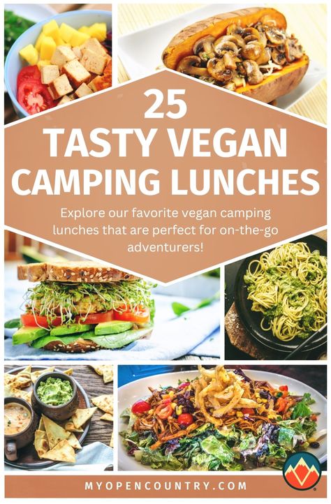 Explore our favorite vegan camping lunches that are perfect for on-the-go adventurers. These meals are easy to prepare, healthy, and designed to keep you energized throughout your hiking or backpacking day. With no-cook options and ideas suitable for cold storage, enjoy convenient and tasty midday meals that require minimal prep. Camping Trip Food, Vegan Backpacking Food, Grillable Veggie Burger, Hiking Lunch, Vegetarian Camping Recipes, Vegan Camping Food, Camping Meal Planning, Healthy Camping Food, Best Camping Meals