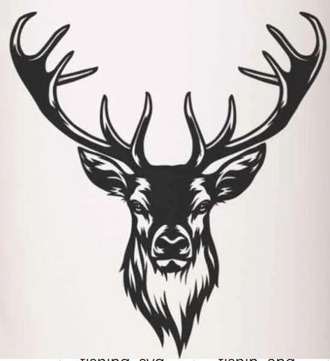 Stag Tattoo Design, Back Tattoos For Guys Upper, Dear Antlers, Chevron Tattoo, Fall Wallpaper Tumblr, Animal Stencil Art, Deer Skull Tattoos, Deer Tattoo Designs, Skull Tattoo Flowers