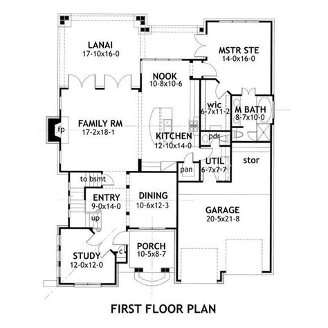 TheHouseDesigners-2235 Construction-Ready Traditional Cottage House Plan with Slab Foundation (5 Printed Sets) European Cottage House Plans, Cottage Bungalow House Plans, Small Craftsman House Plans, House Plan With Basement, Cottage Lake House, Architecture Layout, Basement Foundation, Small Craftsman, Bungalow Cottage