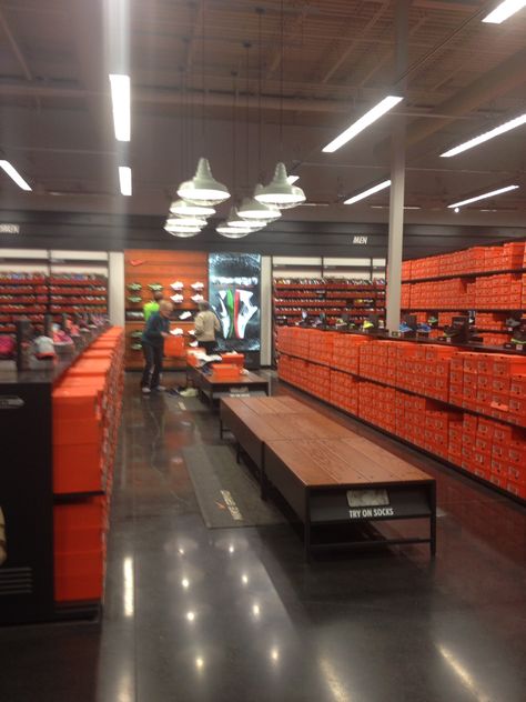 Nike Outlet: Bench and Pendants Nike Outlet Store, Outlet Store, Boots Store, Nike Outlet, Retail Inspiration, Football Boots, Outlet, Nike