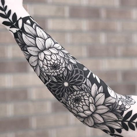 Tattoo by @jaycewallingford made at @allsacredtattoo - - - - - #allsacredtattoo #blackwork #blackworkerssubmission #btattooing… Stammestattoo Designs, Tato Maori, Sacred Tattoo, Tattoo Guide, Homemade Tattoos, Blackout Tattoo, Forearm Tattoo Design, Floral Tattoo Sleeve, Japanese Sleeve Tattoos