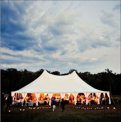 There is something warm&magical about white tent weddings in a backyard or open field White Tent Wedding, Wedding Tent Decorations, Field Wedding, Garden Venue, Boda Mexicana, Country Weddings, Wedding Tent, Outdoor Tent, Marquee Wedding