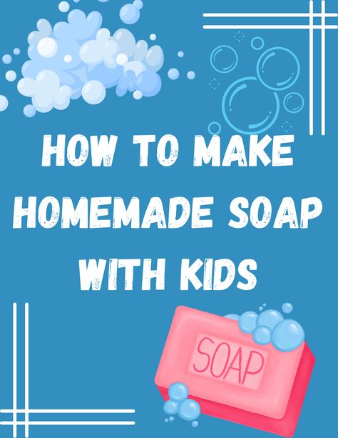 If I can make batches of homemade soap with preschool kids you can too! They even added their own toys into their arts and craft designs of soap! #kids #craft #handmade #soap #preschool #art #diy #kidscrafts #kidsactivities Make Your Own Soap Natural, Soap Dough Ideas, Soap Making For Kids, Christmas Soap Diy, Homemade Soap For Kids, Easy Homemade Soap, Make Your Own Soap, Soap Dough, Easy Bar Recipes