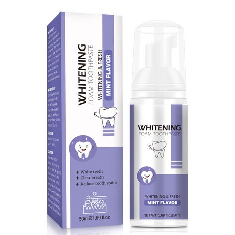 Personal Beauty Oral Care Home Teeth Whitening Mousse 50ml Flavored Foam Toothpasteappeared first onLLRNCARE。 Hair Packaging Design, Toothpaste Packaging, Medicine Box Design, Health Products Packaging, Home Teeth Whitening, Homemade Mouthwash, Custom Cardboard Boxes, Medical Packaging, Medicine Packaging