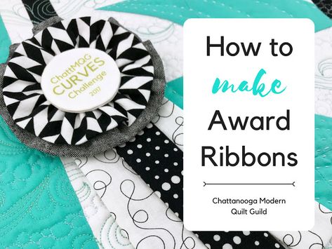 How To Make A Rosette Ribbons, Ribbon Rosettes How To Make, Award Ribbons Diy, Diy Birthday Ribbon Pin, Diy Birthday Ribbon, Cattery Ideas, Quilt Guild Programs, How To Make Rosettes, Spirit Overalls