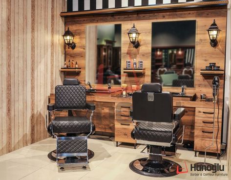 Barbershop Design Interior, Barber Design, Basement Repair, Shop Counter Design, Barber Shop Interior, Master Barber, Barber Chairs, Grove Street, Barbershop Design