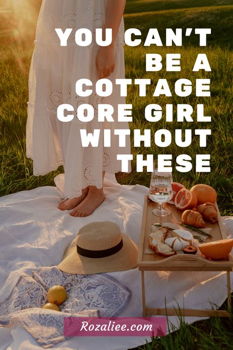 How to wear cottagecore outfits perfectly? The easiest way is to wear what cottagecore girls wear! Wear the clothes and accessories on this list and I guarantee your cottagecore outfits will be fascinating! #cottagecorecloset #cottagecorebasics #cottagecorewardrobeideas cottagecore outfit starter pack how to be a cottagecore girl cottagecore girl clothes Country Core Outfits, Cottagecore Starter Pack, Southern Cottagecore, Modern Cottage Core Outfit, Farmgirl Outfits, Cottagecore Capsule Wardrobe, Farmcore Aesthetic, Cottagecore Girls, Cottagecore Wardrobe