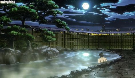 Japanese Porch, Anime Houses, Japanese Hot Springs, Animes Emo, Anime House, Japanese Home Design, Asian Architecture, Scenery Background, Real Anime