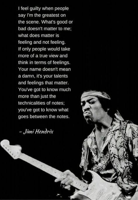 Jimi Hendrix Quotes, Jimi Hendrix Poster, Guitar Quotes, Rock Music Quotes, Rock Quotes, Quotes Music, Jimi Hendrix Experience, Irish Gaelic, Peace Love Happiness