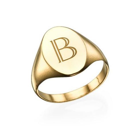 Mens Signet Ring, Personalized Initial Ring, Initial Rings, Custom Signet Ring, Womens Rings, Signet Ring Men, Conversion Table, Engraved Initials, Engraved Ring