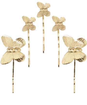 Jennifer Behr Pippa Bobby Pin Set in Gold, $162 2023 Hair Accessories, Hair Styles Wedding, My Life Aesthetic, Hair Acessories, Hair Charms, Luxury Hair Accessories, 2023 Hair, Jennifer Behr, Head Wear