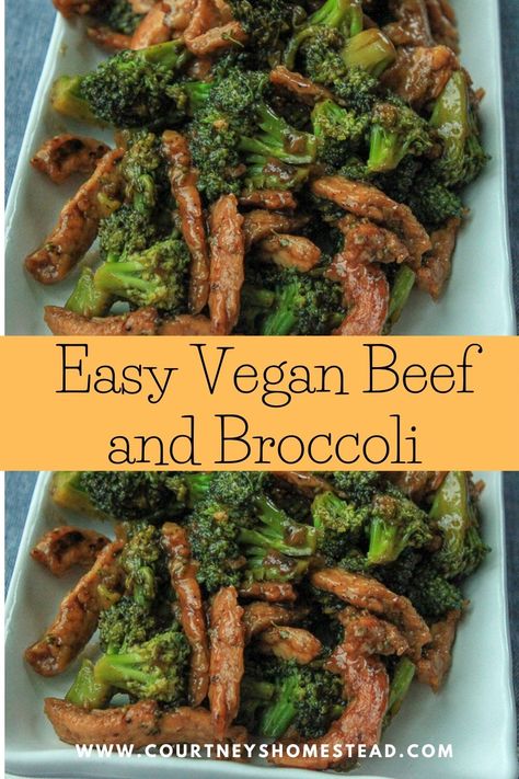 Vegan Beef And Broccoli, Soy Curls Recipes, Beef And Broccoli Recipe, Broccoli Dishes, Vegan Broccoli, How To Cook Broccoli, Soy Curls, Vegan Beef, Easy Vegan Recipes