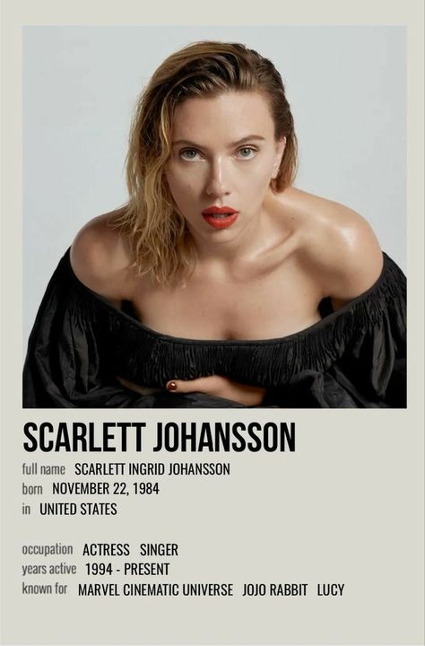 Celebrity Polaroid Poster, Actor Posters Polaroid, Minimal Polaroid Celeb Poster, Polaroid Celebrities, Celebrity Polaroids, Scarlett Johansson Lucy, Scarlett Johannes, Actor Poster, Scarlett Johansson Movies