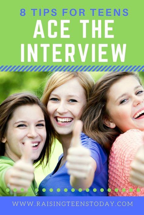 Best Interview Questions, Tips For Teens, Job Tips, Interview Advice, Perfect Job, School Success, Parenting Teenagers, Visiting Teaching, Job Interview Questions