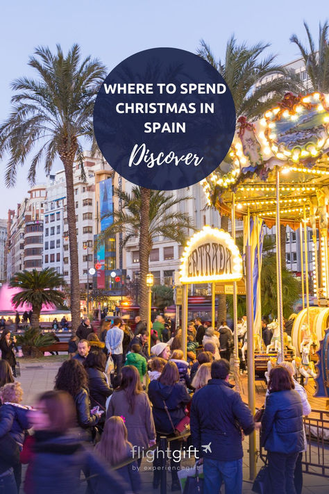 Spain is beloved by Brits for its sun-drenched beaches, delicious food and friendly locals, but have you ever thought about spending Christmas there? With unique Christmas traditions, delicious Spanish Christmas food, and a vibrant festive atmosphere, Spain almost seems like a different country at Christmas. In this blog, we’re going to highlight the best places to spend Christmas in Spain, from well-known favourites like Madrid and Barcelona to charming towns like Seville and Granada. Spanish Christmas Food, Spain In December, Unique Christmas Traditions, Christmas In Spain, Spanish Christmas, Toledo Spain, Christmas Travel, Christmas Village, Seville