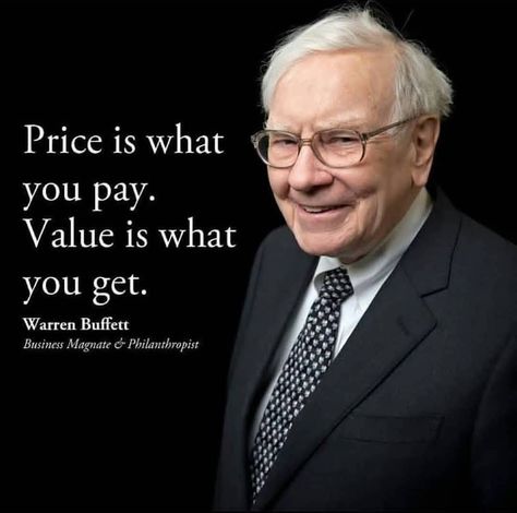 Warren Buffett on Instagram: “"Price is what you pay. Value is what you get"” Quotes On Investment, Warren Buffett Quotes Inspirational, Warren Buffet Quotes Success, Waren Buffet Quotes, Warren Buffet Quotes Inspirational, Corporate Quotes Inspiration, Share Market Quotes, Finance Man, Billionaires Quotes