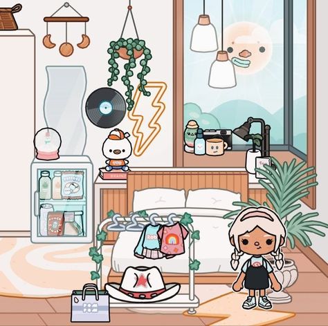 Room Ideas Bedroom Toca Boca, Preppy Toca Boca Bedroom, Preppy Room Toca Boca, Room Ideas Peach, Toca Boca Room Ideas New House 2023, Toca Boca House Ideas Bedroom, Preppy Toca Boca Room, Toca Boca Preppy Room Ideas, Toca Boca Room Ideas Summer