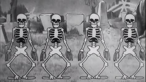 Disney Skeleton Dance, Skeleton Animation, The Skeleton Dance, Silly Symphonies, Silly Skeleton, Silly Symphony, Usa Decor, Skeleton Dance, The Skeleton