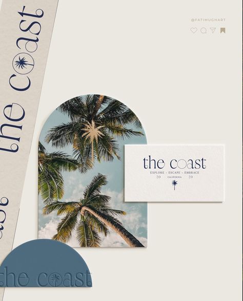 Introducing ‘The Coast’ a beach house that brings the cozy, coastal feel of California ✨ 🌴 💙 Designed to evoke tranquility and elegance, their guest house embodies the calm of the ocean with a touch of sophisticated charm. The navy blue palette and iconic palm tree logo symbolize a haven where guests can unwind and reconnect with nature’s beauty. 🩵 How do you feel about this brand? Let me know! 🤩🙌 #coastalhome #guesthouses #logodesigning #summerloving #brandidentitydesign #coastalcottage... Beach House Logo, Navy Blue Palette, Coastal Logo, Palm Tree Icon, Palm Tree Logo, Reconnect With Nature, Tree Icon, Tree Logo, Blue Palette