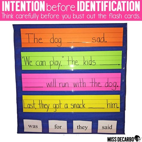 Three Ways to Help Students Who Struggle With Sight Words - Miss DeCarbo Sight Words Kindergarten Activities, Sight Word Fluency, Primary Teacher, Fluency Passages, Learning Sight Words, Teaching Sight Words, Sight Word Reading, Sight Words Kindergarten, Sight Word Practice