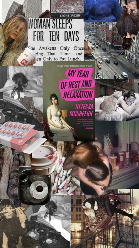 by ottessa moshfegh Rest And Relaxation Aesthetic, Relaxation Aesthetic, Year Of Rest And Relaxation, My Year, Rest And Relaxation, Book Addict, Fall Vibes, A Year, The Man