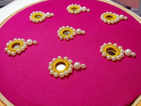 Small Mirror Work Blouse Design Simple, Mirror Work Blouses, Embroidery With Mirror Work, Navratri 2024, Mirror Blouse, Design For Dress, Kutchi Work, Mirror Handmade, Mirror Jewelry