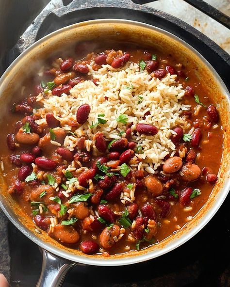 Louisiana Red Beans and Rice - Luna Recipe Red Beans And Rice With Shrimp, Red Beans And Rice With Chicken, Red Beans And Rice Recipe Instant Pot, Red Beans And Rice Crockpot, Best Red Beans And Rice, Popeyes Red Beans And Rice Recipe, Louisiana Red Beans And Rice Recipe, Louisiana Red Beans And Rice, Red Beans And Rice Recipe Crockpot