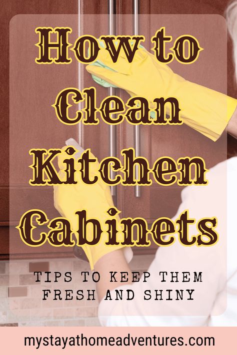 How to Clean Kitchen Cabinets (Tips To Keep Them Fresh and Shiny) Cleaning Wooden Cabinets, Cleaning Kitchen Cabinets, How To Clean Kitchen Cabinets, Vinegar Cleaning Solution, How To Clean Kitchen, Cleaning Cabinets, Clean Kitchen Cabinets, Cheap Kitchen Cabinets, Cleaning Paste