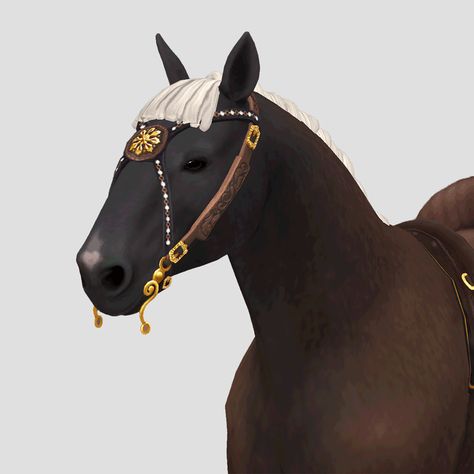 Sims 4 Horse Cc, 18th Century Hair, Female Horse, Sims Pets, Horse Mask, Horse Mane, Makeup Cc, Sims 4 Mm Cc, Sims 4 Children