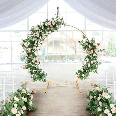 Balloon Arch Frame, Head Table Backdrop, Arch Frame, Metal Wedding Arch, Floral Arch Wedding, Decoration Evenementielle, Round Backdrop, Round Balloons, Venue Decorations