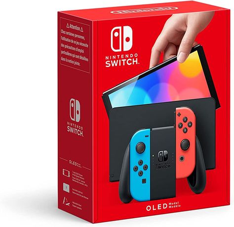 Nintendo Switch (OLED Model) - White : Amazon.co.uk: PC & Video Games Neon Rouge, Switch Case, Nintendo Console, Nintendo Switch Case, Nintendo Switch Oled, Nintendo 2ds, Mario Kart 8, Super Mario Party, Neon Red