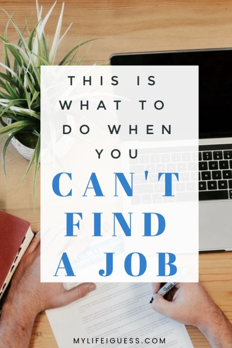 This is What To Do When You Can’t Find a Job - Whether you find yourself unemployed, looking to make a career change, or entering the workforce for the first time, finding a job can a very time consuming, frustrating and disheartening process. Thankfully you can do something about it. Tips For Finding A New Job, How To Search For A Job, Finding A Job Quotes, How To Look For A Job, Can’t Find A Job, Finding A Job You Love, How To Find Job, Looking For New Job, What To Do When Unemployed