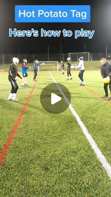 Kev Weir | PE and Coaching on Instagram: "Hot Potato Tag will be your group's new favourite game.

So make sure you follow for daily ideas for your next lesson.

#justplaysports #peteachersofinstagram #teacher #teachersofinstagram #physed #physedteacher #physicaleducation #pe #peteacher #physicaleducationteacher #teacherlife" Hot Potato Game, Tag Games, Hot Potato, Physical Education Teacher, Pe Games, Football Drills, Pe Teachers, Soccer Games, Physical Education