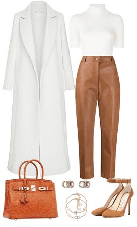 𝐹𝒾𝓇𝓈𝓉 𝐿𝒶𝒹𝓎 Outfit | ShopLook Mantel Outfit, Lady Outfits, Skandinavian Fashion, Classy Work Outfits, Stylish Work Outfits, Mode Inspo, Looks Chic, Outfit Shoplook, Work Outfits Women