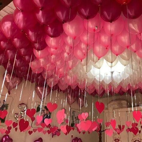 Valentines Dance, Pearl Balloons, Romantic Room Decoration, Unique Gifts For Boyfriend, Valentines Party Decor, Happy Birthday Decor, Cheap Wedding Decorations, Pink Party Decorations, Valentinstag Party