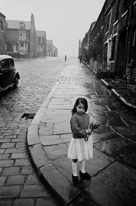 Girl playing on a Bradford street corner, 1969 British Asian, Vivian Maier, Iconic Images, History Of Photography, Old Street, Girls Play, Black N White Images, Documentary Photography, Bw Photo