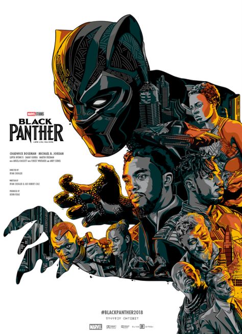 Black Panther (Poster) Film Marvel, Marvel Movie Posters, Panther Art, Black Panther Art, Marvel Posters, Movie Posters Design, Alternative Movie Posters, Black Panther Marvel, Movie Poster Art