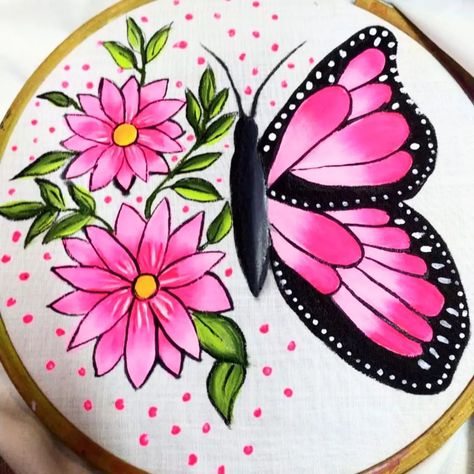 "Nature's elegance captured on fabric with butterfly flowers. 🌸🦋 #FabricArt #NatureInspired" "Unveiling the beauty of nature on fabric with my latest creation! 🌸🦋 These delicate butterfly flowers come to life through vibrant colors and intricate details, showcasing the harmony between art and nature. Each brushstroke captures the elegance and grace of these enchanting blooms. Celebrate the fusion of creativity and craftsmanship with this unique piece. Perfect for adding a touch of nature’s c... Colour Splash, Art And Nature, Delicate Butterfly, Diy Crafts For Adults, The Beauty Of Nature, Butterfly Drawing, Pink Kpop, Download Cute Wallpapers, Blouse Work