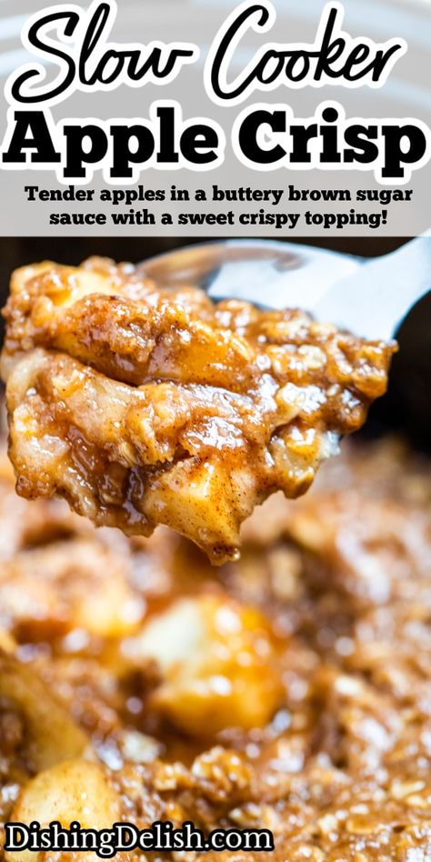 Honeycrisp Apple Recipes Crock Pot, Apple Cinnamon Crockpot Dessert, Crock Pot Apple Crisp Slow Cooker, Cinnamon Apple Crockpot, Crockpot Cinnamon Apples Healthy, Best Crockpot Apple Crisp, Apple Crisp In The Crockpot, Crock Pot Cinnamon Apples, Apple Crisp Recipe With Oats Crock Pot