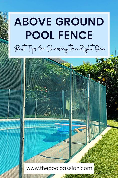 Have you considered getting an above ground pool fence? This is a great idea for families with children under 5. It is a great way to keep your children safe. Let's dive into the types of above ground pool fences, safety tips, and how to choose the right one for your pool. #abovegroundpoolfence #poolfence #poolfenceideas #pool #swimmingpool #maintainance #pooltroubleshooting #poolcleaning #poolcare #poolproblems #poolmaintenance #thepoolpassion Above Ground Pool Fence Ideas, Above Ground Pool Fence, Diy Pool Fence, Pool Fences, Safe Pool, Fun Backyard, Pool Fencing, Aluminum Fencing, Best Above Ground Pool