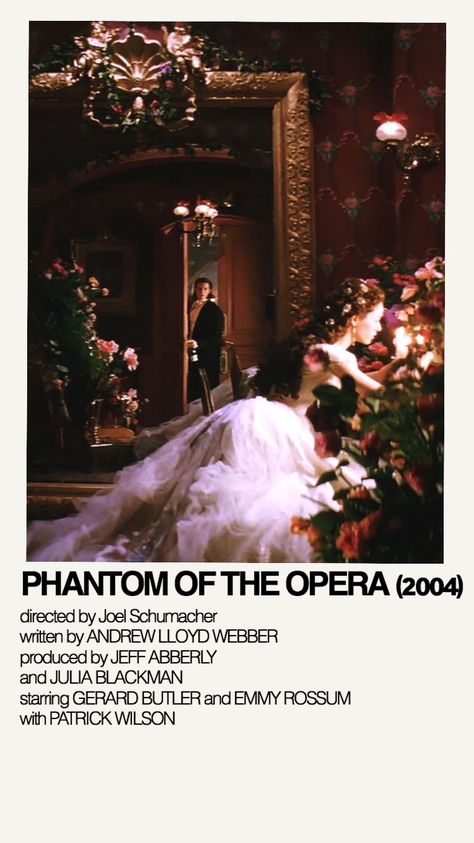 Phantom Of The Opera Movie Poster, Ethereal Movies, Classic Movies Aesthetic, Victorian Era Movies, Dreamy Movies, Victorian Movies, The Phantom Of The Opera Aesthetic, Phantom Of The Opera Aesthetic, Ballet Movies