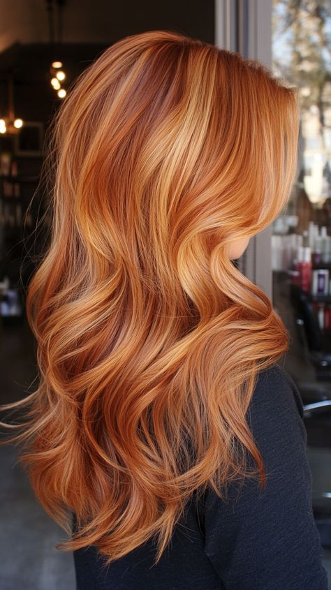 👸 Copper Hair Color Ideas: Edgy Balayage Look Hair Color Ideas Edgy, Edgy Balayage, Balayage Copper Hair, Balayage Copper, Copper Hair Color Ideas, Copper Balayage, Hair Diy, Copper Hair Color, Strawberry Blonde Hair