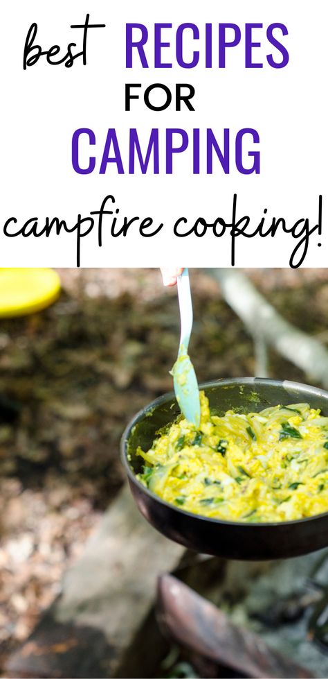 Looking for simple camping recipes? These are the best food ideas for camping! Food Ideas For Camping, Gluten Free Camping, Fire Recipes, Salmon In Foil Recipes, Camping Food Ideas, Simple Camping, Camping Food List, Best Camping Meals, Camping Hacks Food