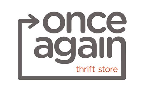 Once Again Thrift Store on Behance 2nd Hand Clothes Logo, Aesthetic Thrift Store Names, Second Hand Name Ideas, Second Hand Logo Ideas, Thrift Store Logo Ideas, Second Hand Shop Logo, Thrift Shop Aesthetic Name, Pre Loved Clothes Logo, Preloved Clothes Logo