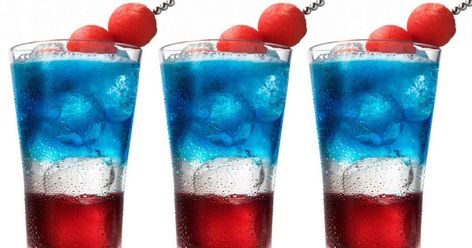 Red White Blue Cocktail, Ice Accessories, Svedka Vodka, Onehope Wine, Fourth Of July Celebration, Berry Punch, Silver Tequila, Blue Cocktails, Fresh Watermelon