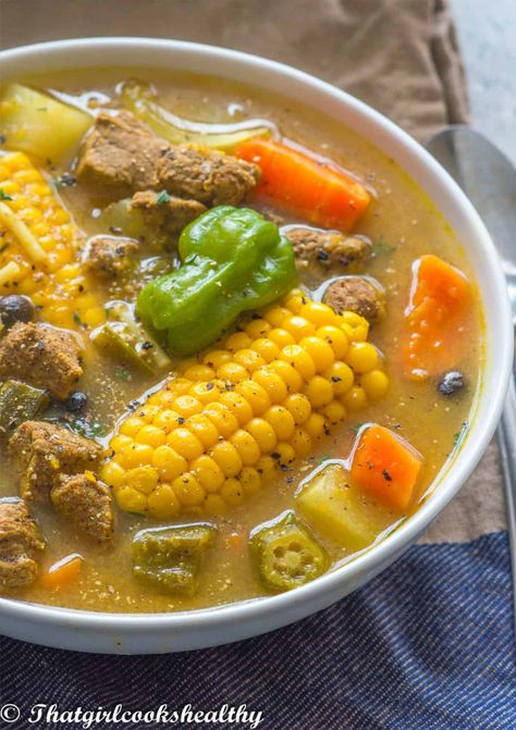 Caribbean Keto Recipes, Jamaican Beef Soup, Caribbean Soup Recipes, Jamaican Soup Recipes, Caribbean Soup, Jamaican Soup, Jamaican Recipe, Carribean Food, Jamaican Cuisine