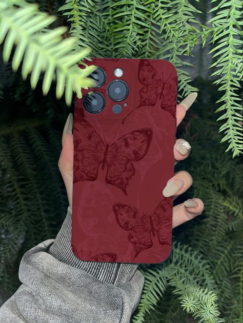 Phone Cases For Red Iphone, Red Phone Case, Retro Phone Case, Iphone Case Collection, Birthday Card Drawing, Printed Phone Case, Girly Phone Cases, Pretty Phone Cases, Red Butterfly